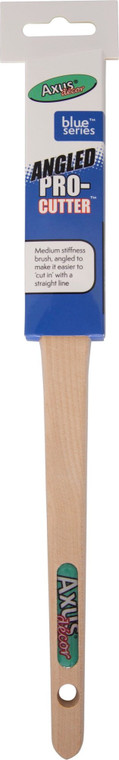 Axus Decor 1-inch Precision Angled Cutter Brush -Blue ( AXU/BBA1)
