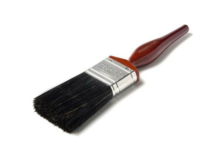 2" Hamilton Perfection Pure Black China Bristle Paint Brush