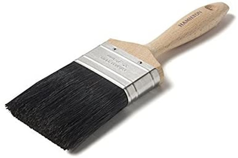 1" Hamilton Prestige Black Bristle Blend Paint Brush