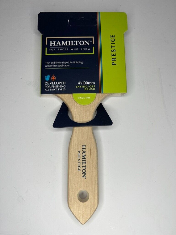 3.75" Hamilton Prestige Pure Synthetic Laying Off Paint Brush (23137-100)