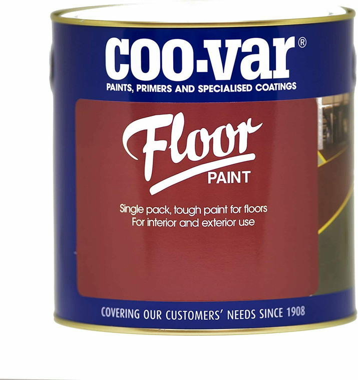 5lt Coo-Var Solvent Oil Based Interior & Exterior Floor Paint Stone