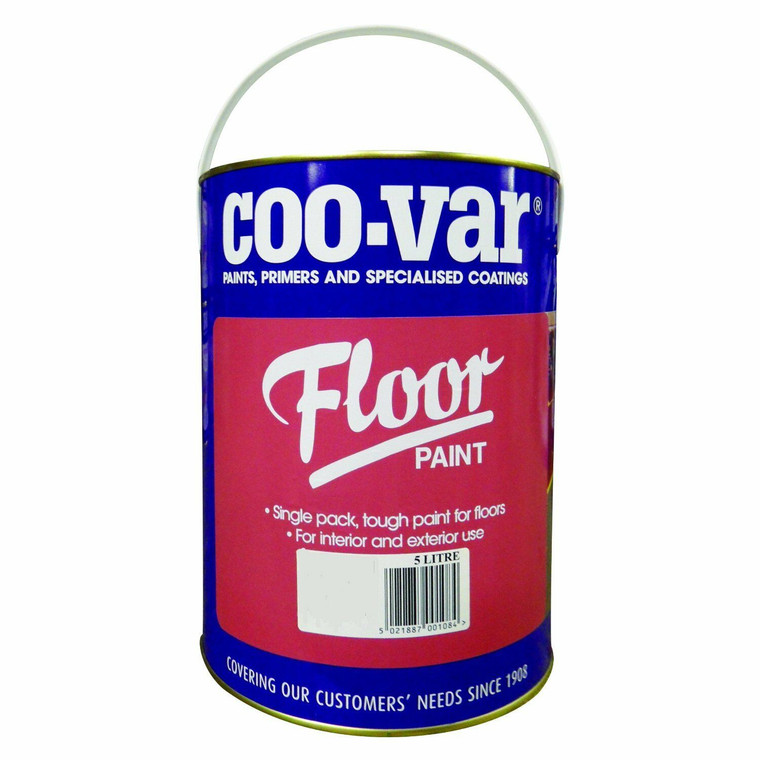 5lt Coo Var Solvent Based Floor Paint Light Grey
