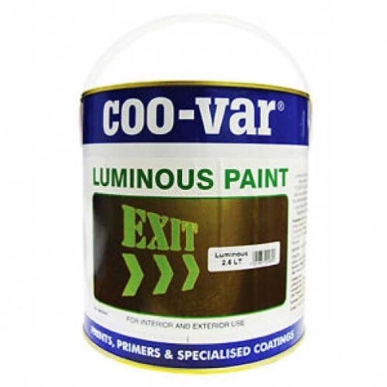 Coo-Var Luminous Paint - Pale Green - 2.5 Litre