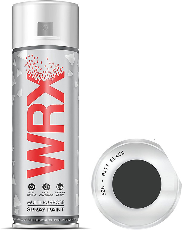 WRX Spray Paint 400 ml - MATT Black 526