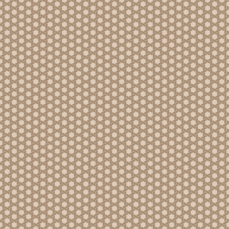 18511 - Into the Wild Geo Hex Beige Galerie Wallpaper