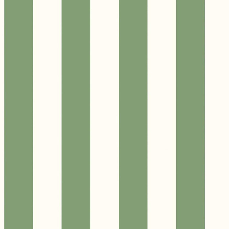 G45401 - Just Kitchens Awning Stripe Green Galerie Wallpaper