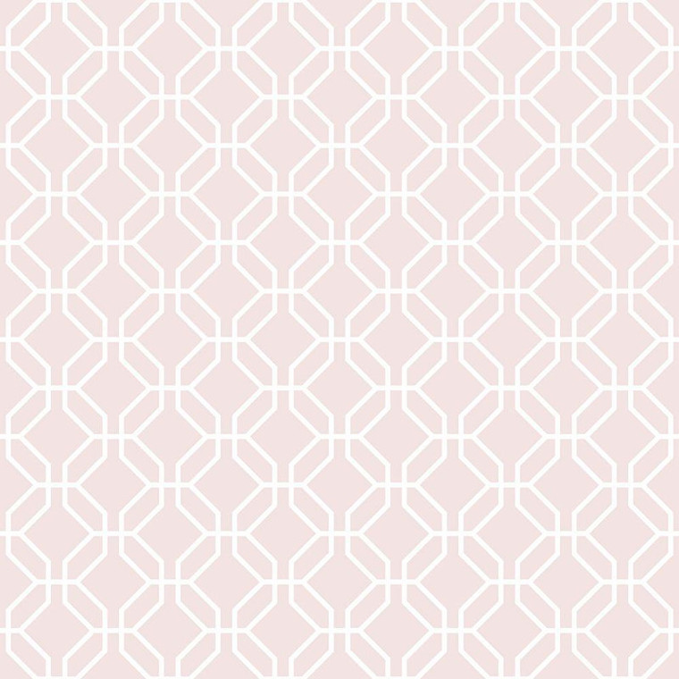 Galerie G78521 - Secret Garden Trellis Negative Dusty pink Galerie Wallpaper roll - luxury design for UK feature walls