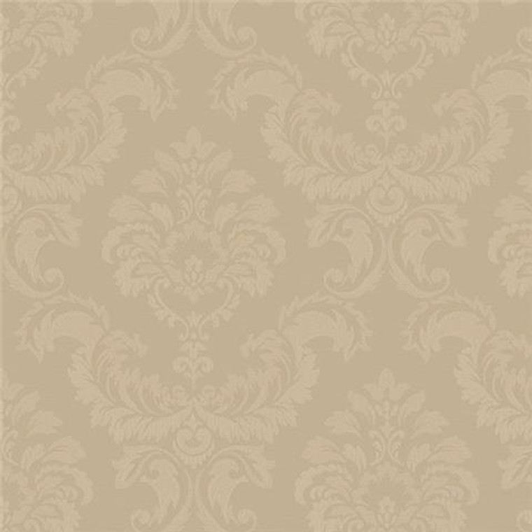 SK34755 - Simply Silks 4 Feathered Damask Metallic gold Galerie Wallpaper