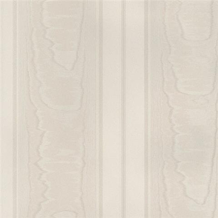 SK34760 - Simply Silks 4 Wide Moiré Stripe Ivory Galerie Wallpaper