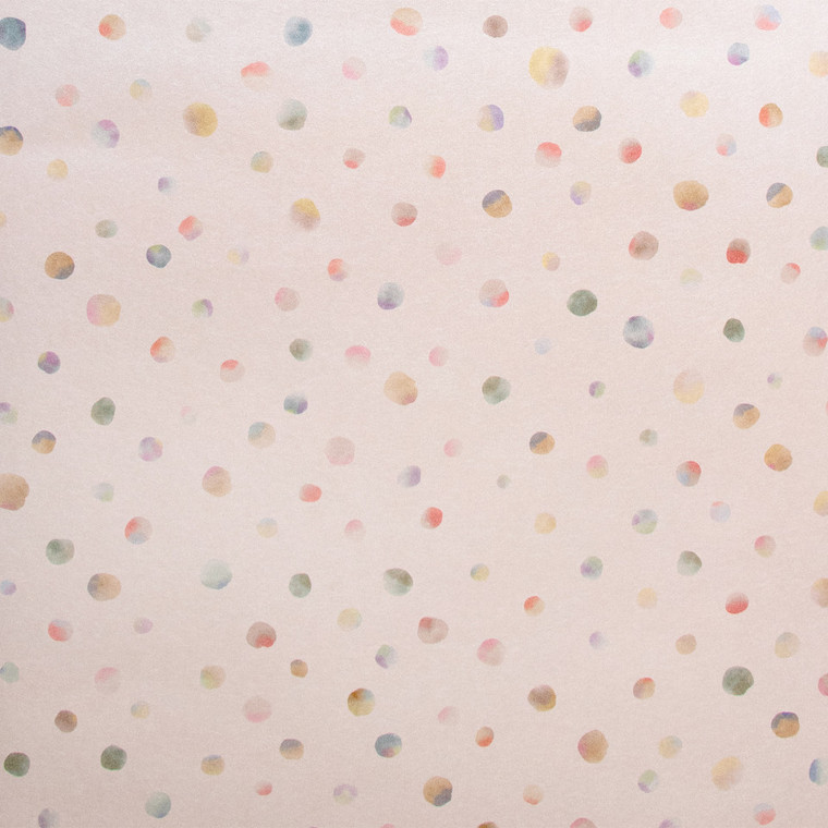 Galerie 26835 - Great Kids Watercolor Dots Rose Galerie Wallpaper roll - luxury design for UK feature walls