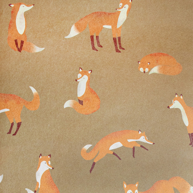 26842 - Great Kids Friendly Foxes Bronze Galerie Wallpaper