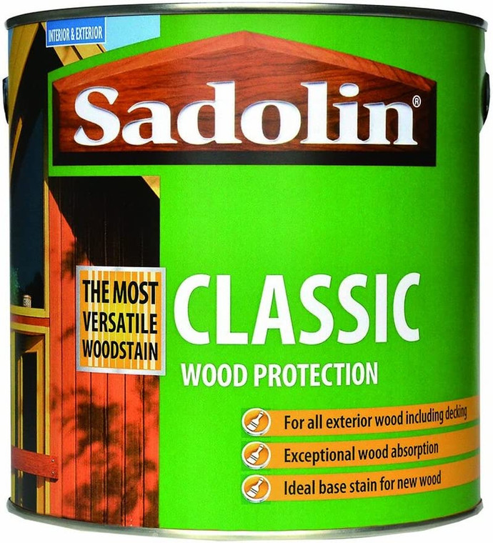 1lt Sadolin Classic Solvent Oil Based Woodstain Natural