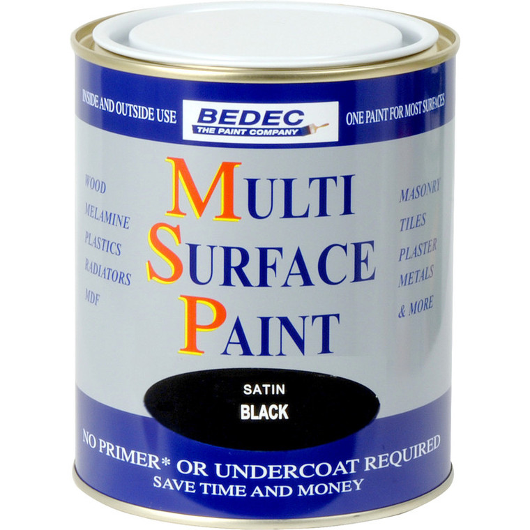 2.5L - Bedec MSP Satin Black Paint