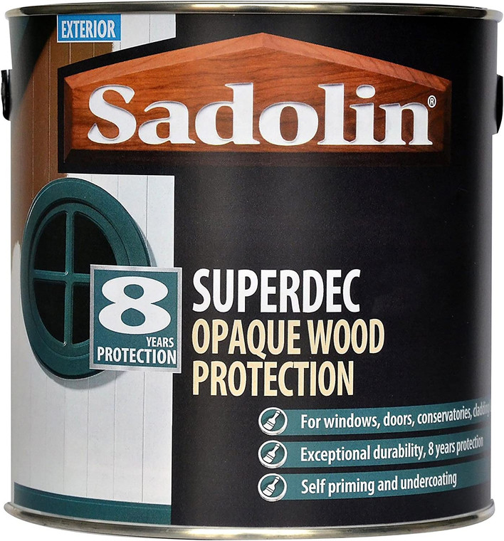 5ltr - Sadolin Superdec Gloss White Paint