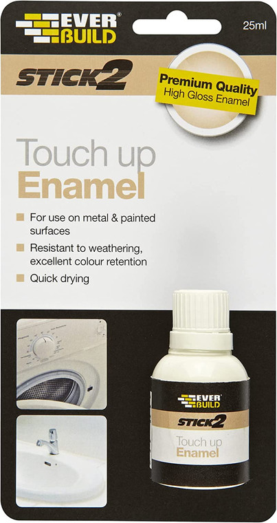 25ml Everbuild White Touch Up Enamel