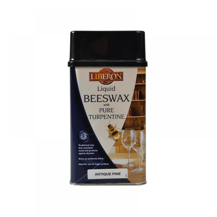 Liberon BLAP500 500ml Beeswax Liquid - Antique Pine