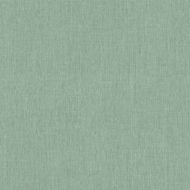 Galerie WH30135 - Welcome Home Cotton Texture Green Galerie Wallpaper roll - luxury design for UK feature walls