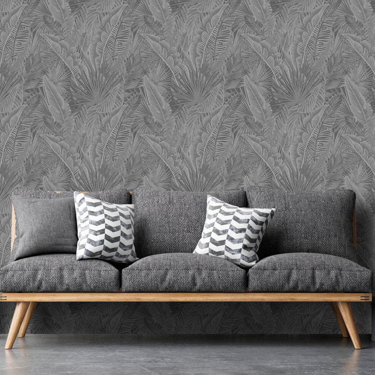 Galerie NHW1041 - Enchanted Leaf Foliage Blue Tan Galerie Wallpaper roll - luxury design for UK feature walls Galerie NHW1041 - Enchanted Leaf Foliage Blue Tan Galerie Wallpaper roll - luxury design for UK feature walls