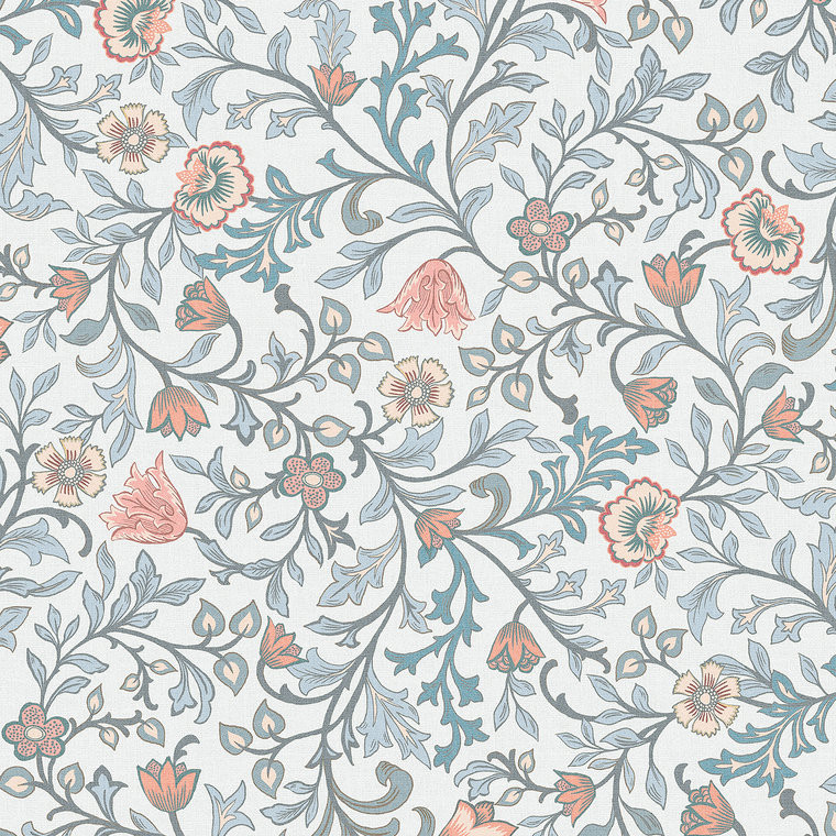 47627 - Heritage Trailing Florals blue Galerie Wallpaper