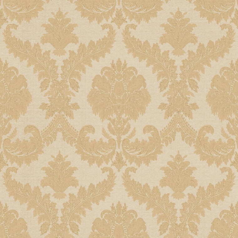 Galerie IS33332 - Italian Silks and Damasks Damask Yellow Galerie Wallpaper roll - luxury design for UK feature walls