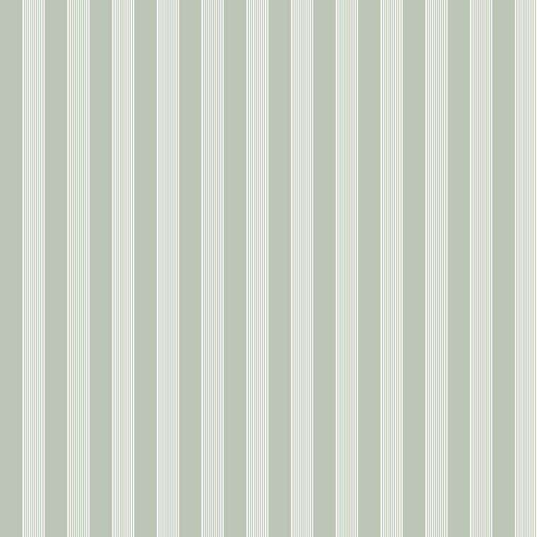 Galerie 12385 - Little Explorers 2 Vertical Ribbon Green Galerie Wallpaper roll - luxury design for UK feature walls