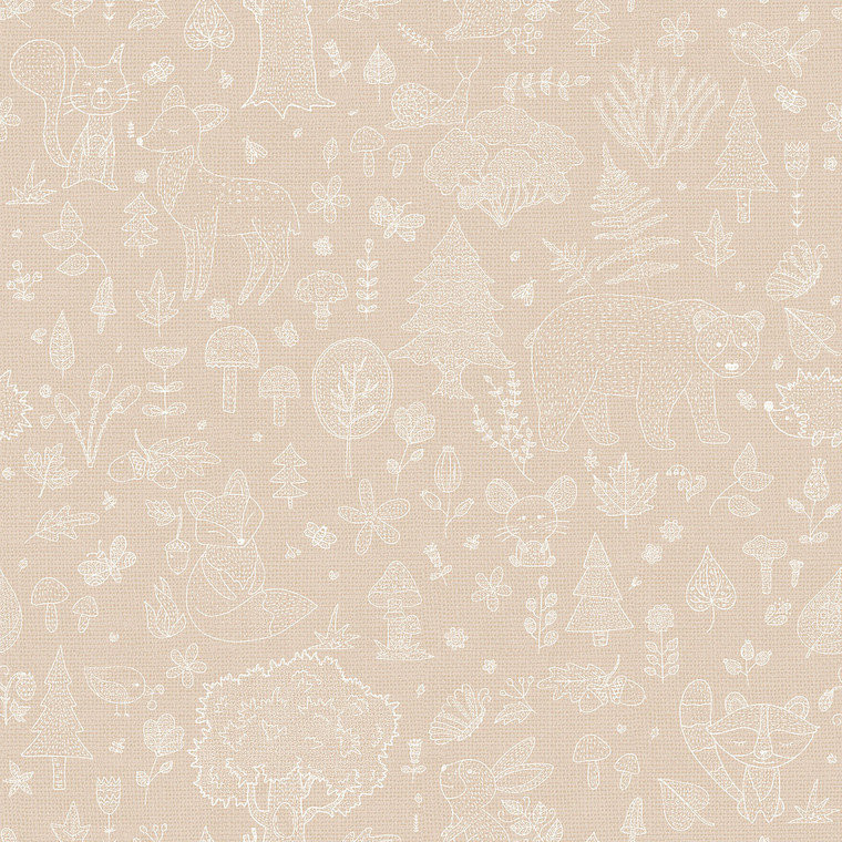 14809 - Little Explorers 2 Forest Kingdom Beige Galerie Wallpaper