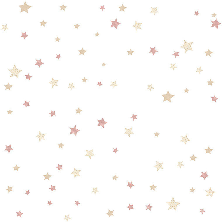 14828 - Little Explorers 2 Stars Pink Galerie Wallpaper