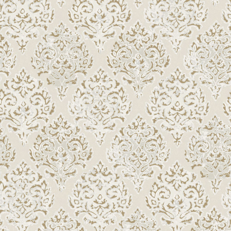 Galerie MT2020 - Lustre Damask Gold Galerie Wallpaper roll - luxury design for UK feature walls