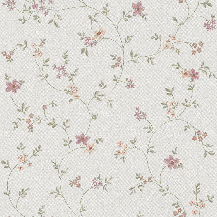 Galerie MC61035 - Maison Charme Floral PinkOrangeCream Galerie Wallpaper roll - luxury design for UK feature walls