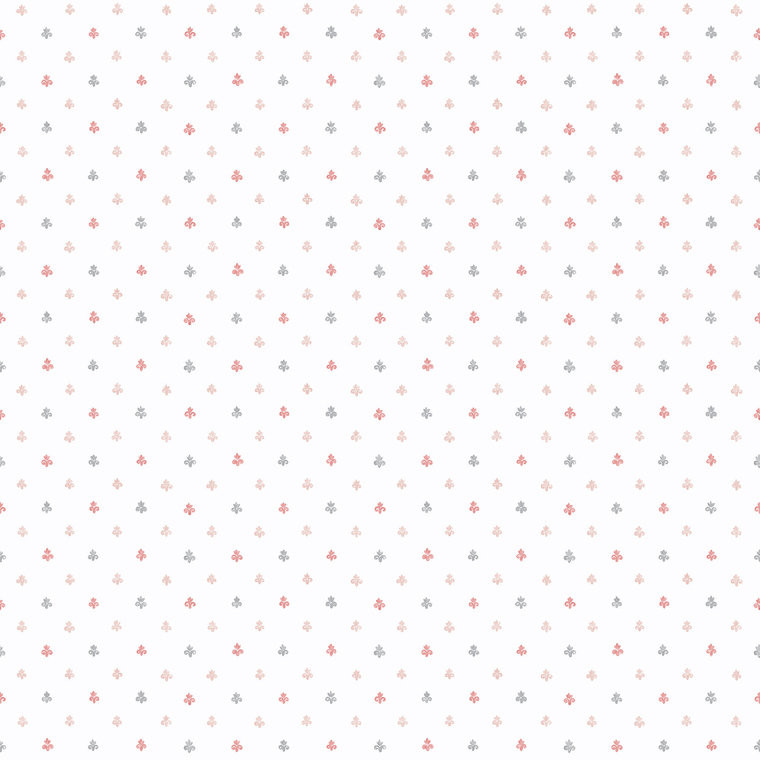 Galerie PF38120 - Pretty Prints Fleur de Lis Pink Grey Galerie Wallpaper roll - luxury design for UK feature walls
