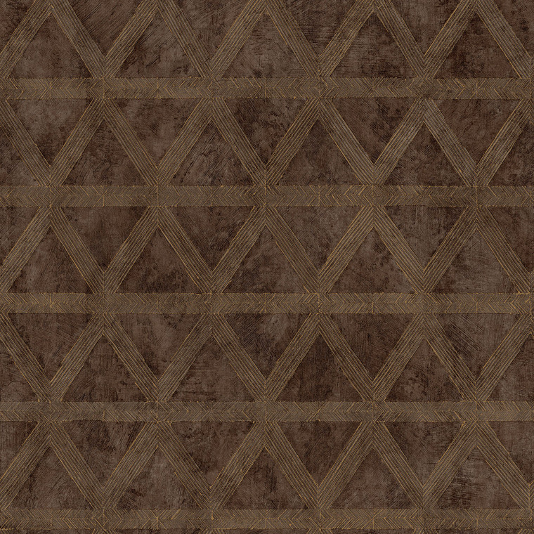 Galerie G68011 - Utopia Triangle Prism Bronze Brown Galerie Wallpaper roll - luxury design for UK feature walls Galerie G68011 - Utopia Triangle Prism Bronze Brown Galerie Wallpaper roll - luxury design for UK feature walls