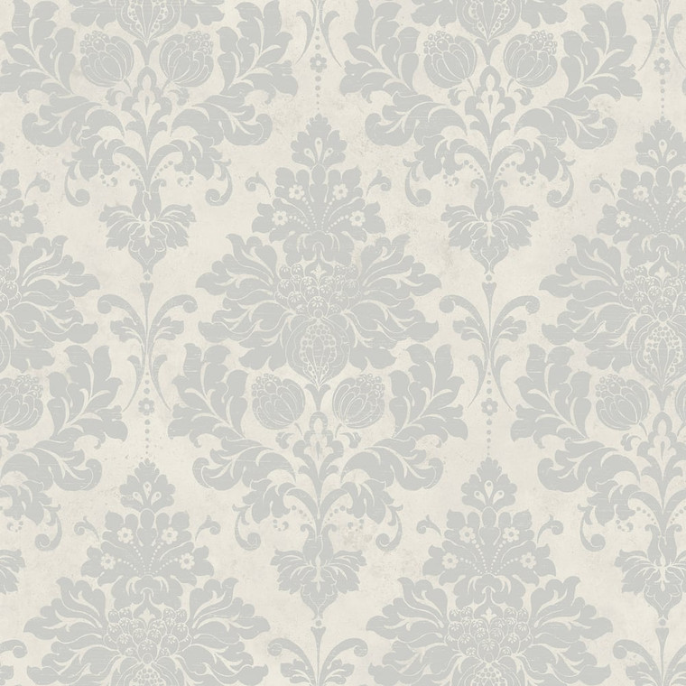 Galerie CI38223 - Classic Silks 4 Damask Silver Grey Galerie Wallpaper roll - luxury design for UK feature walls Galerie CI38223 - Classic Silks 4 Damask Silver Grey Galerie Wallpaper roll - luxury design for UK feature walls