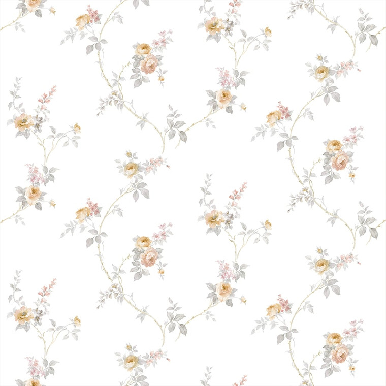 Galerie CI38224 - Classic Silks 4 Floral Traditional Silver Grey Galerie Wallpaper roll - luxury design for UK feature walls Galerie CI38224 - Classic Silks 4 Floral Traditional Silver Grey Galerie Wallpaper roll - luxury design for UK feature walls