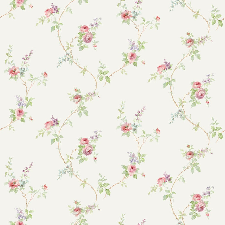 Galerie CI38227 - Classic Silks 4 Floral Traditional Beige Galerie Wallpaper roll - luxury design for UK feature walls