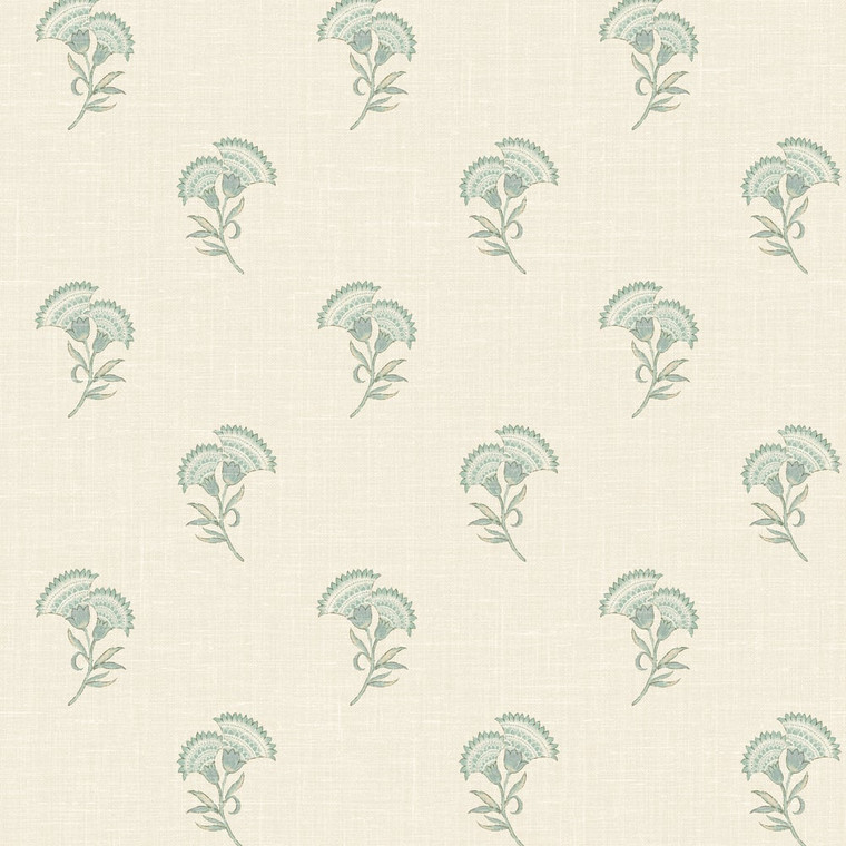 Galerie FC60808 - French Country Floral Traditional Green Galerie Wallpaper roll - luxury design for UK feature walls