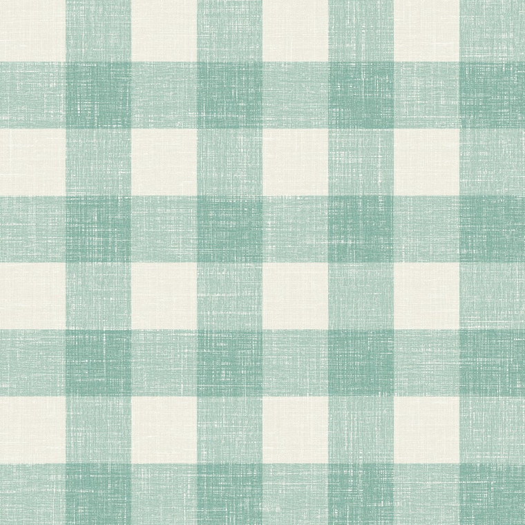 Galerie FC62314 - French Country Check Plaid Blue Galerie Wallpaper roll - luxury design for UK feature walls