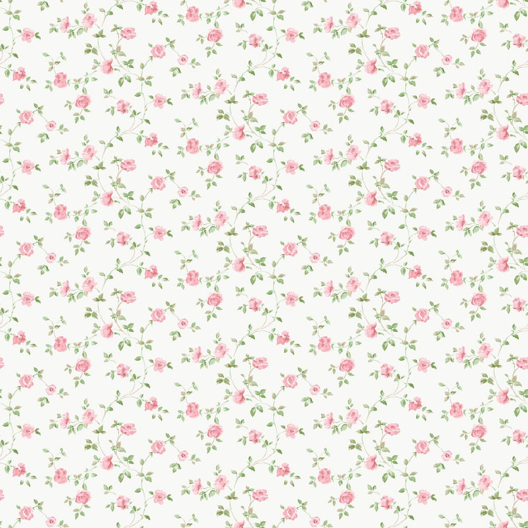 Galerie G67889 - Miniatures 3 Floral Pink Galerie Wallpaper roll - luxury design for UK feature walls