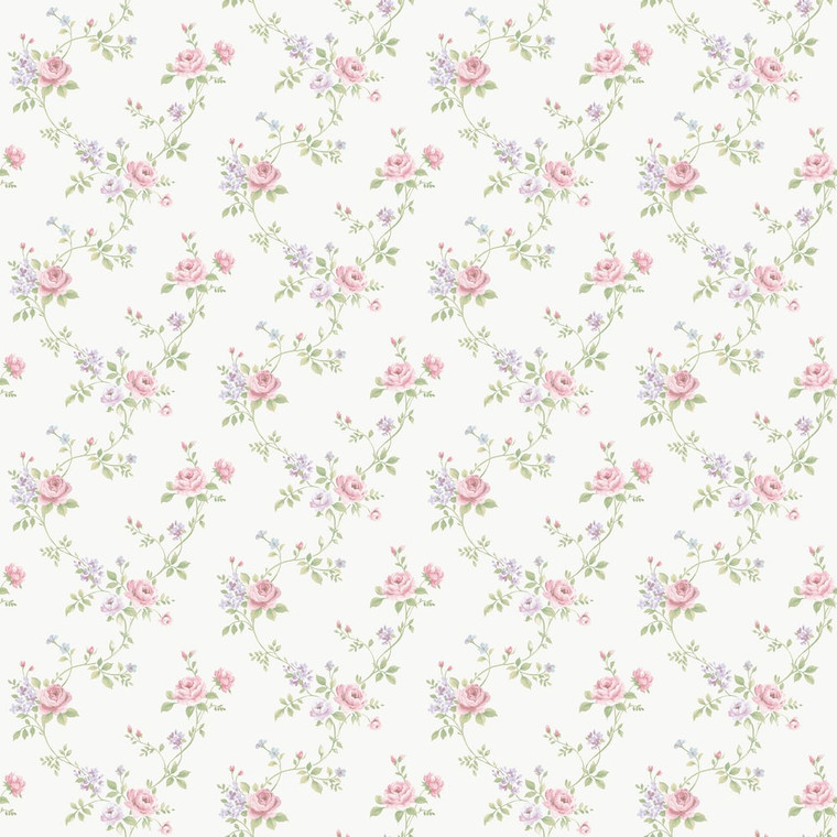 Galerie G67896 - Miniatures 3 Floral Green Galerie Wallpaper roll - luxury design for UK feature walls