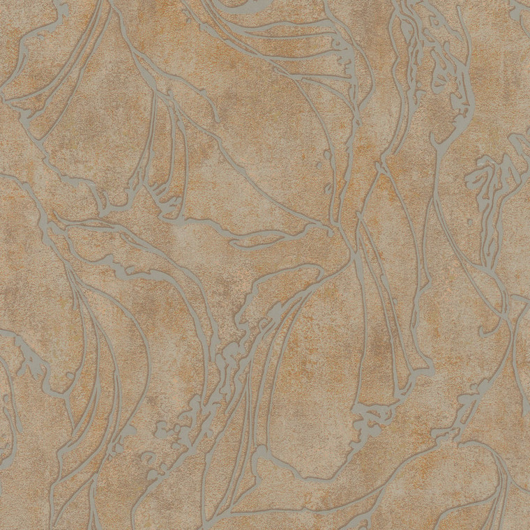 Galerie 34255 - The New Design Book Motif Abstract Bronze Brown Galerie Wallpaper roll - luxury design for UK feature walls