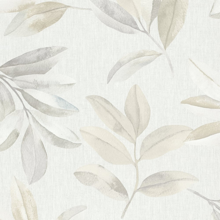 Galerie 34707 - The New Design Book Tree Leaf White Galerie Wallpaper roll - luxury design for UK feature walls