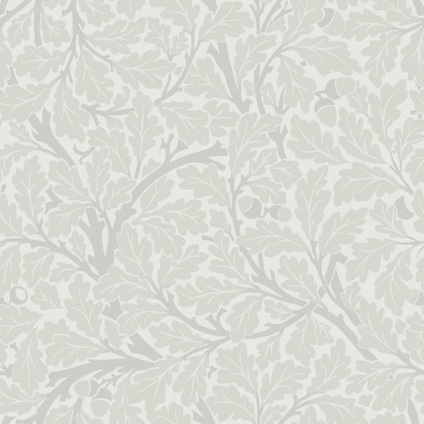 Galerie 82026 - Hidden Treasures Oak Tree White Galerie Wallpaper roll - luxury design for UK feature walls