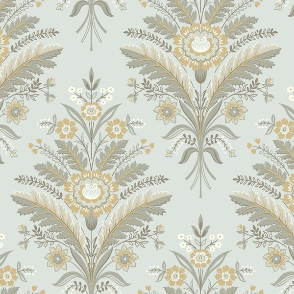 Galerie TJ40608 - Mulberry Tree Moorbank Blue Galerie Wallpaper roll - luxury design for UK feature walls