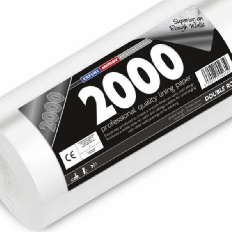 Mav Erfurt 2000 Grade Lining Paper DOUBLE Roll (20m x 53cm)