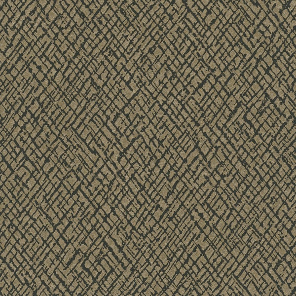 Galerie 95039 - Vault Crosshatch Black Galerie Wallpaper roll - luxury design for UK feature walls