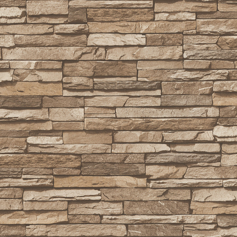 Galerie BB51147-Bricks and More Stonewall Brick Effect Beige Galerie Wallpaper roll - luxury design for UK feature walls