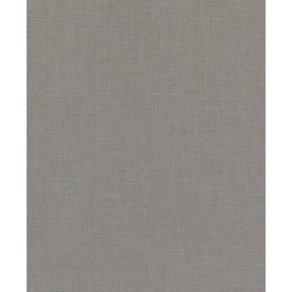 Galerie 33394 Woods and Wicker Plain Texture Silver Grey Galerie Wallpaper - roll and label close-up