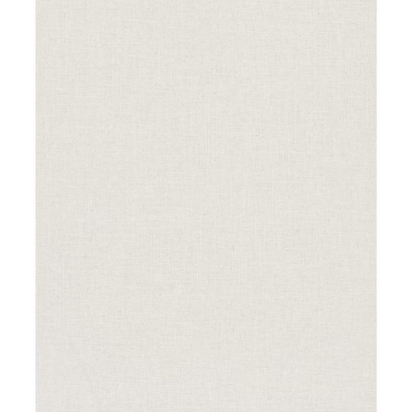 Galerie 33389 Woods and Wicker Plain Texture White Galerie Wallpaper - roll and label close-up