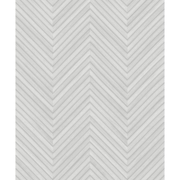 Galerie 33375 Woods and Wicker Herringbone Wood Silver Grey Galerie Wallpaper - roll and label close-up