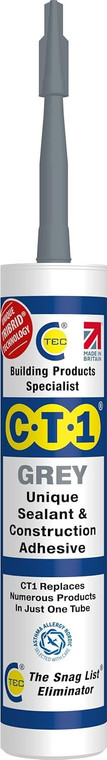 CT1 TRIBRID Unique Sealant & Construction Adhesive - 290ml GREY