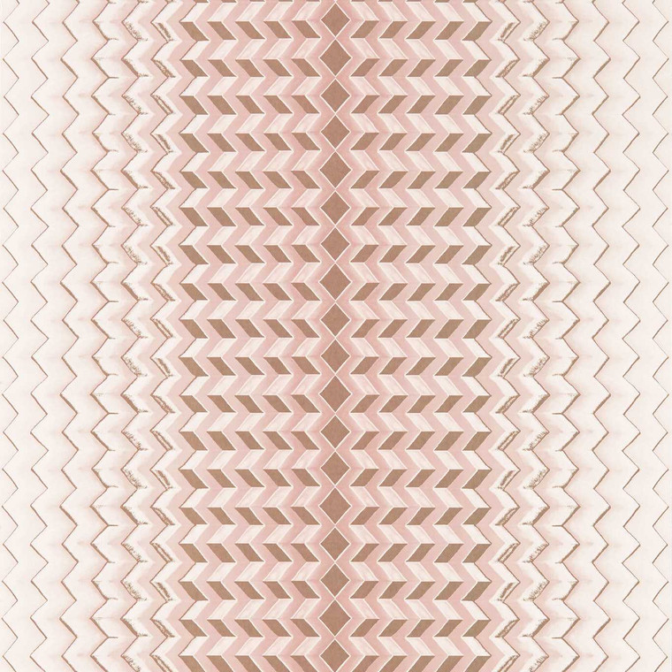 Clarke & Clarke W0150-01 - Fusion Geometric Metallic Clarke & Clarke Wallpaper roll - luxury design for UK feature walls